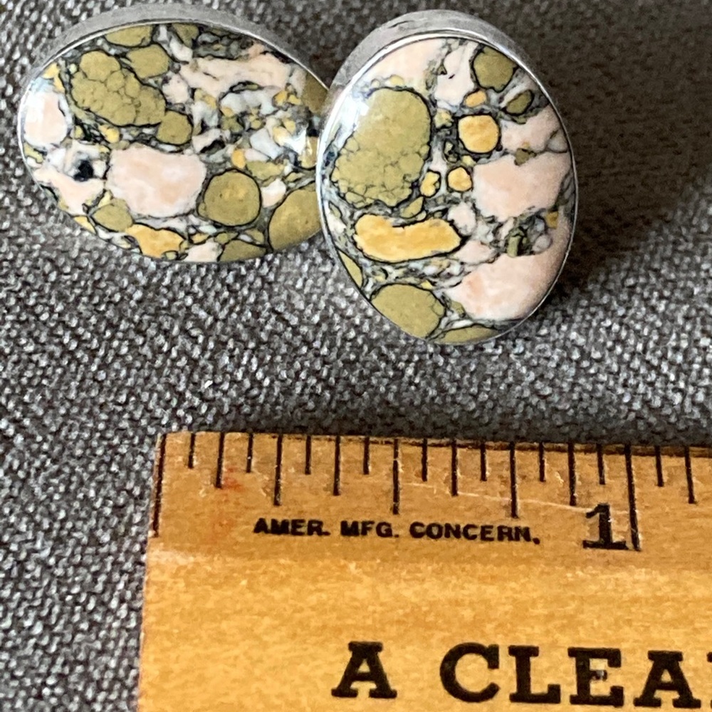 Agate Earring Post Back. - image 5